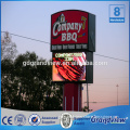 Customized outdoor standing pylon sign